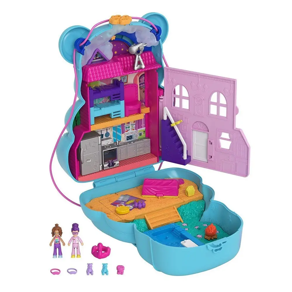 GKJ63 Polly Pket Çanta Olabilen Micro Oyun Setleri / +4 yaş 4