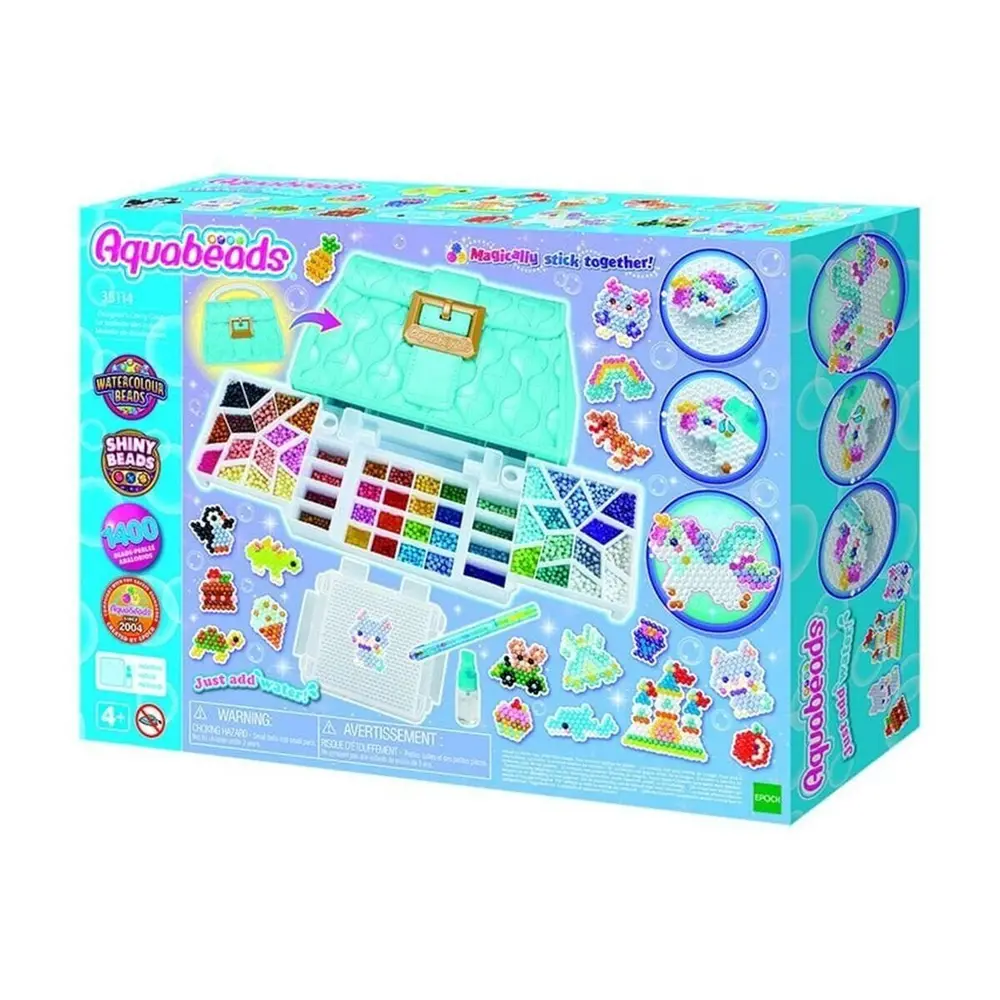 35114 AquaBeads Tasarımcı Çantası 1400 parça +4 yaş 2