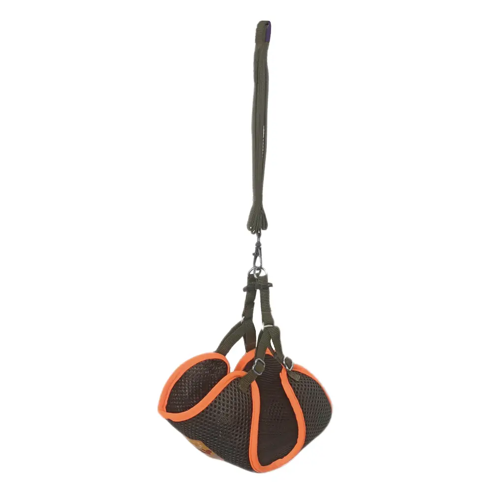 Kedi Köpek Halı Göğüs Tasma Seti Small 32-40 cm + 130 cm Haki Tcu
