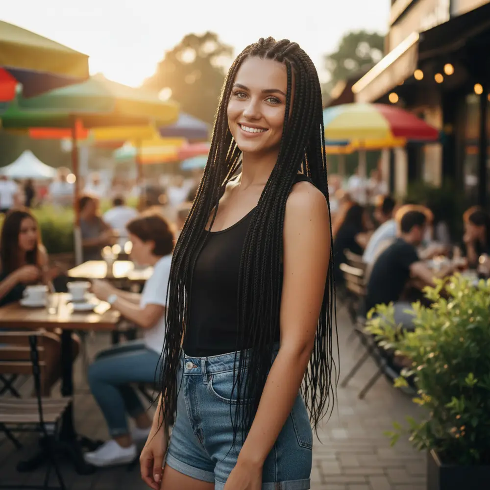 Afrika Örgüsü ve Rasta İçin Sen / Siyah 2