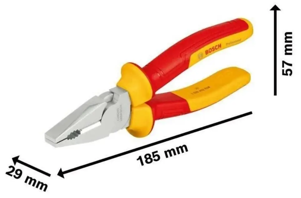 Profesyonel İzoleli Pense 180 mm 2