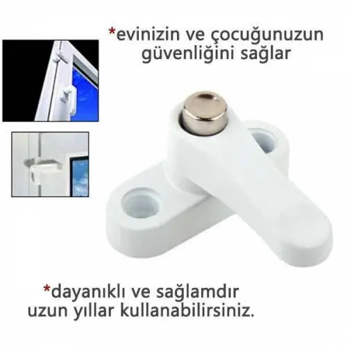 Pvc Kapı Pencere Emniyet Kilidi - Pimapen Kilidi - ÇELİK - 6 Adet 4