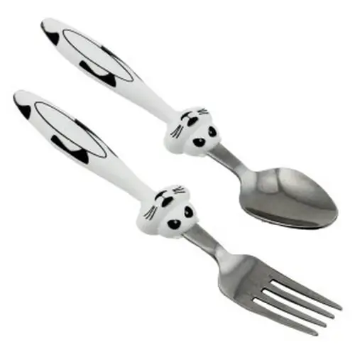 Bebek Çatal Kaşık Seti - 18 cm 3