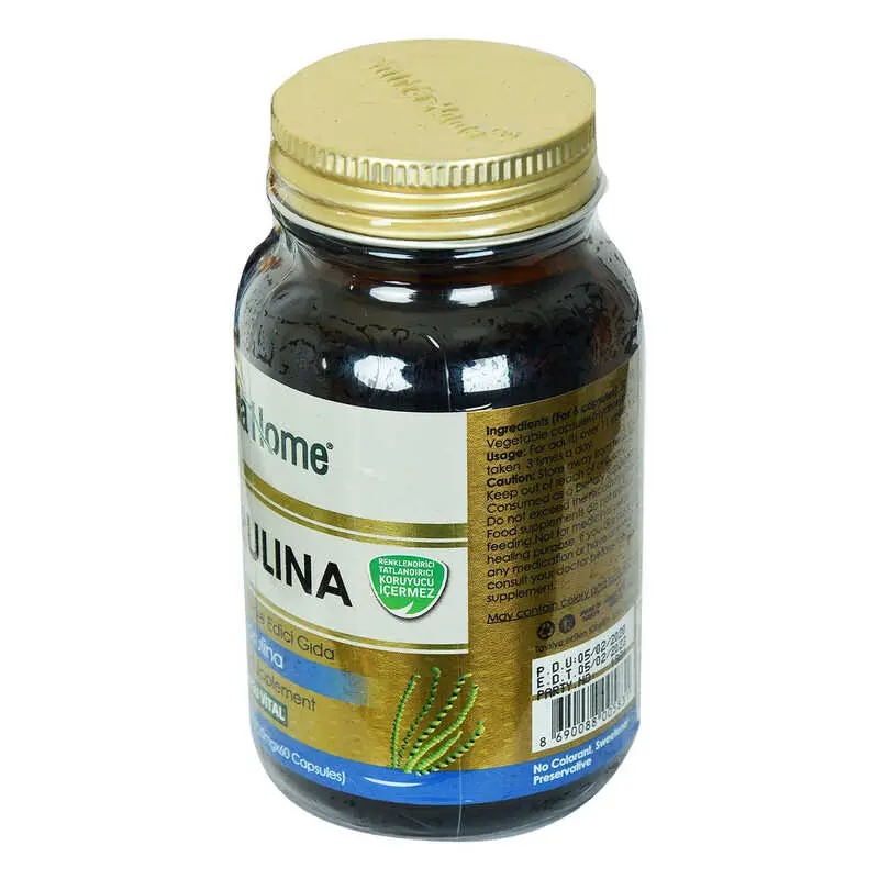 Shiffa Home Spirulina Diyet Takviyesi 720 Mg x 60 3