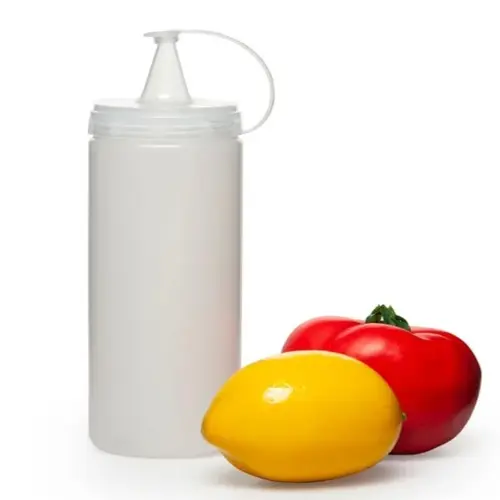 Şeffaf Sos Şişesi - 400 ML (3 Adet )