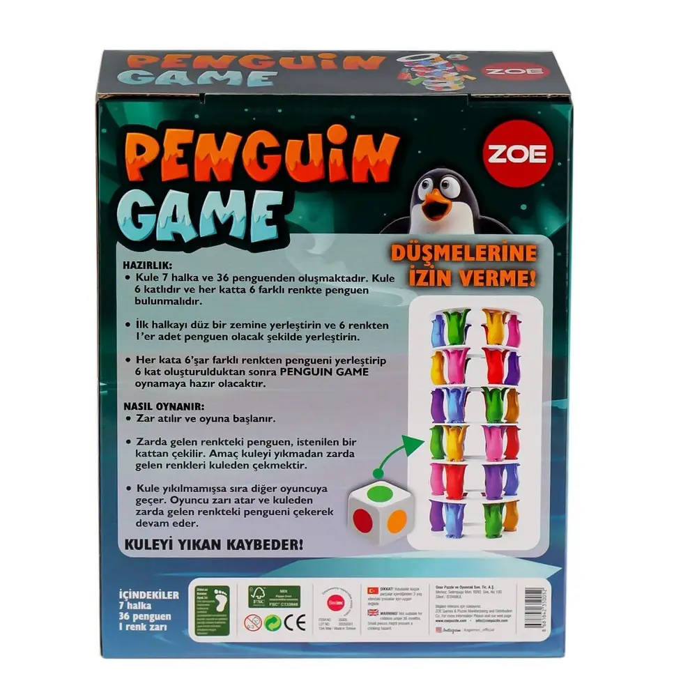 35005 Zoe Penguin Tower Denge Oyunu 2