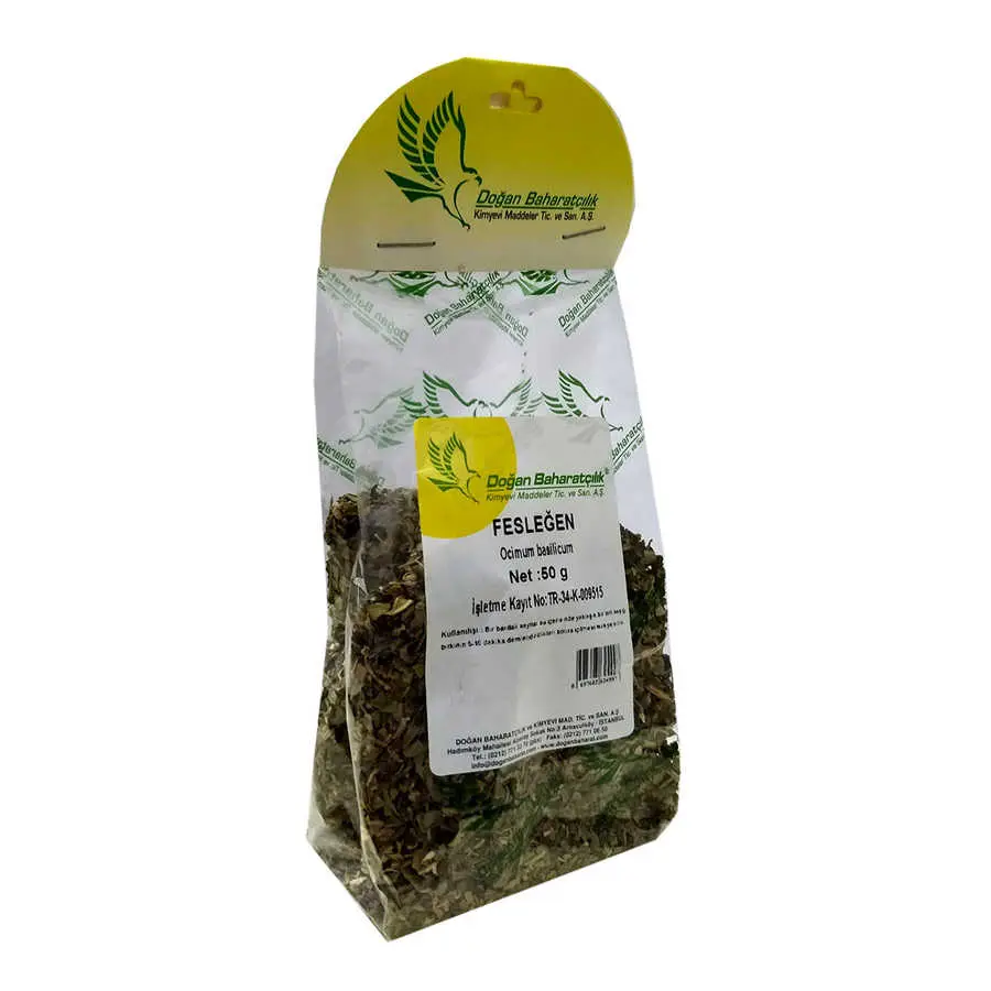 Fesleğen Doğal 50 Gr Paket 4