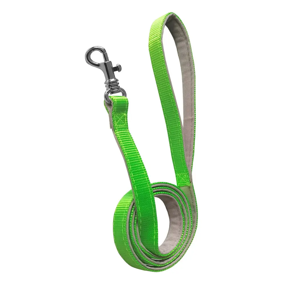 Gezdirme Kayışlı Dokuma Köpek Göğüs Tasma Seti 40*60-110 cm Neon Yeşil 6