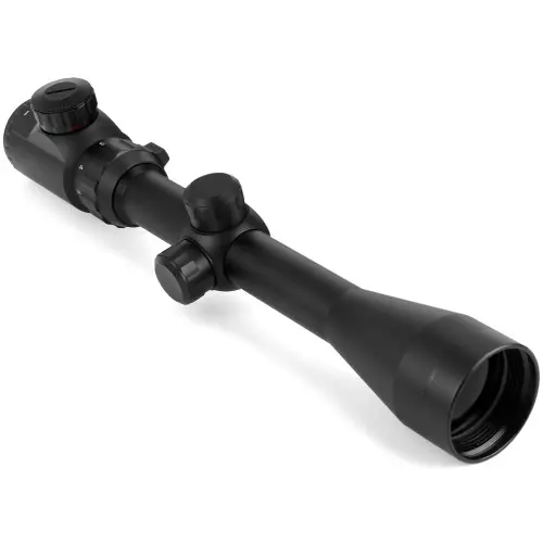 3-9x40 Zoomlu Çıft Işıklı Tüfeği Dürbünü Montaj Kelepçeli 2