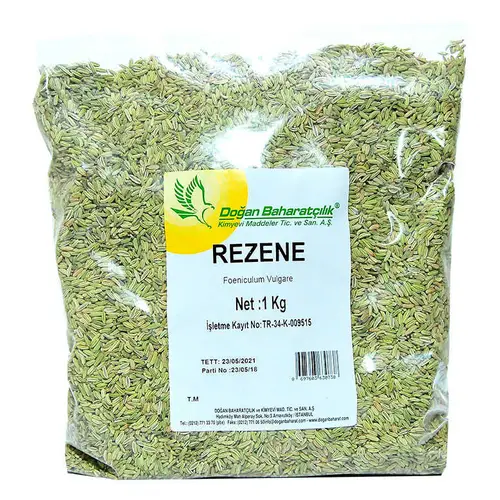 Rezene Doğal Tane Rezene u 1000 Gr Paket