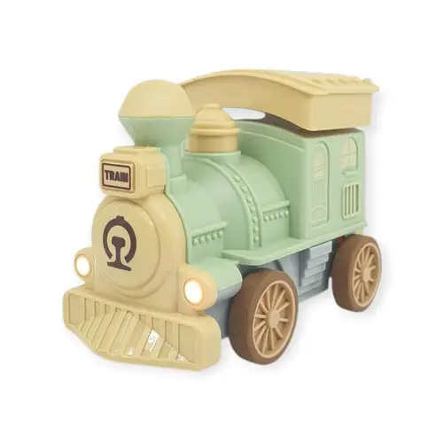 Oyuncak Tren Işıklı Sesli Bas Gitsin 14cm - YEŞİL - 8068A - 1 ADET