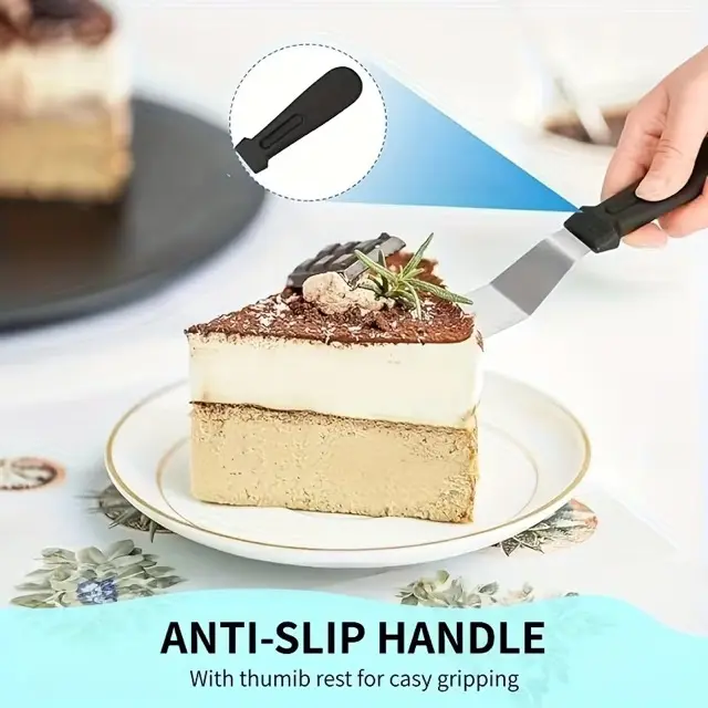 Paslanmaz Çelik L Tipi Pastacı Spatulası – a Düzeltme ve Pasta Şekillendirme Bıçağı 3