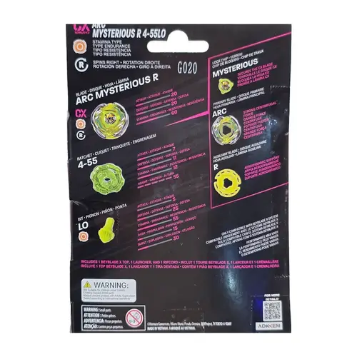 BEY24000 Beyblade Tekli Set X CX Arc Mysterious R 4-55LO - TP1679
