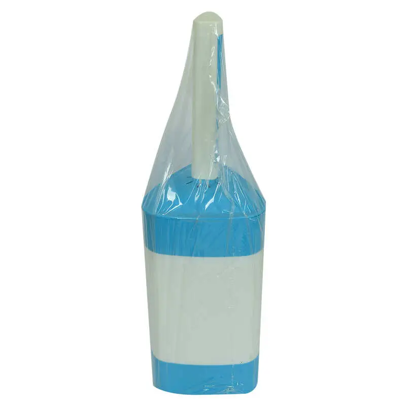 Plastik Elegant Muhafazalı Tuvalet Klozet Fırça Takımı Karışık Renk ZP-150 5