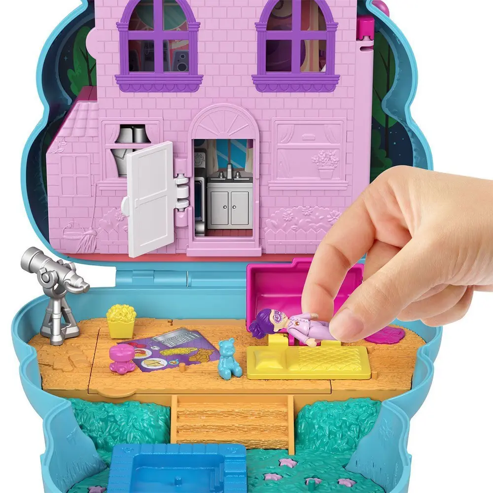 GKJ63 Polly Pket Çanta Olabilen Micro Oyun Setleri / +4 yaş 5