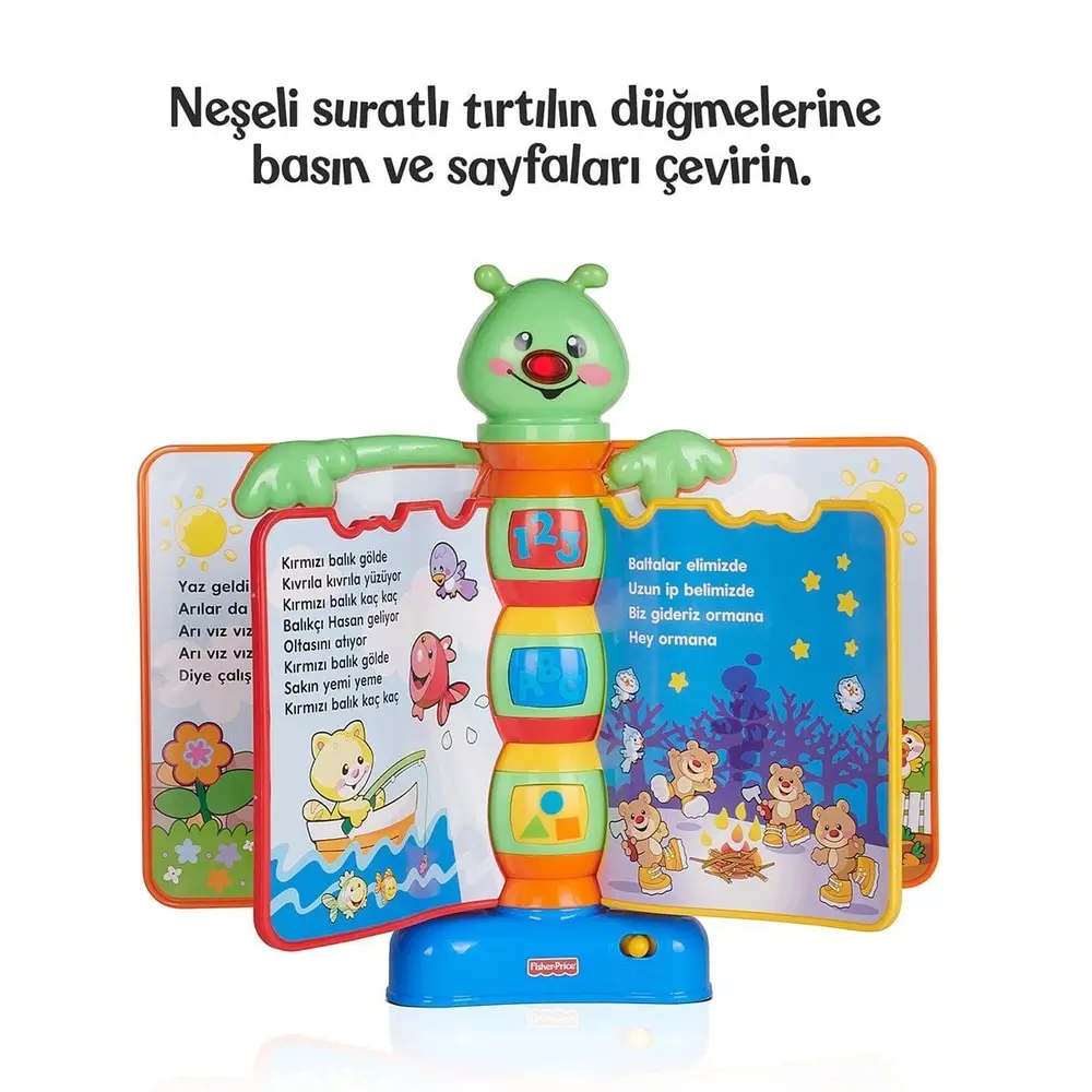 N3835 Fisher-Price® Eğlen ve Öğren Eğitici Masalcı Tırtıl / Türkçe / +6 ay 5