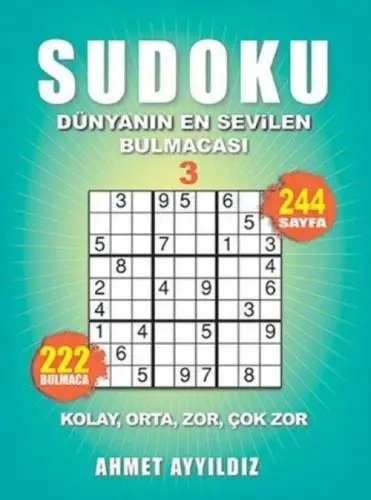 Sudoku Dünyanın En  Bulmacası 3