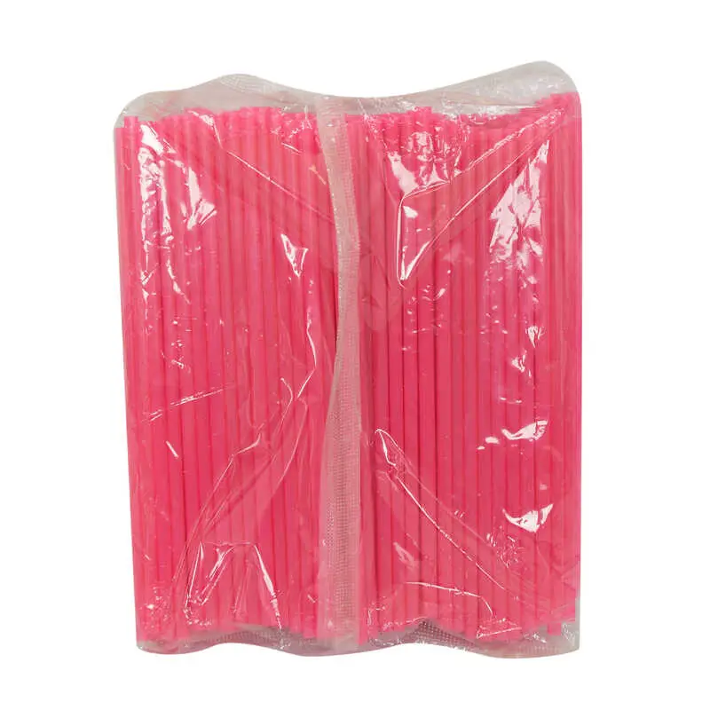 Körüksüz Pipet Ayran Kola Meşrubat Pipeti 19 Cm Kırmızı 150 Adet Paket 3