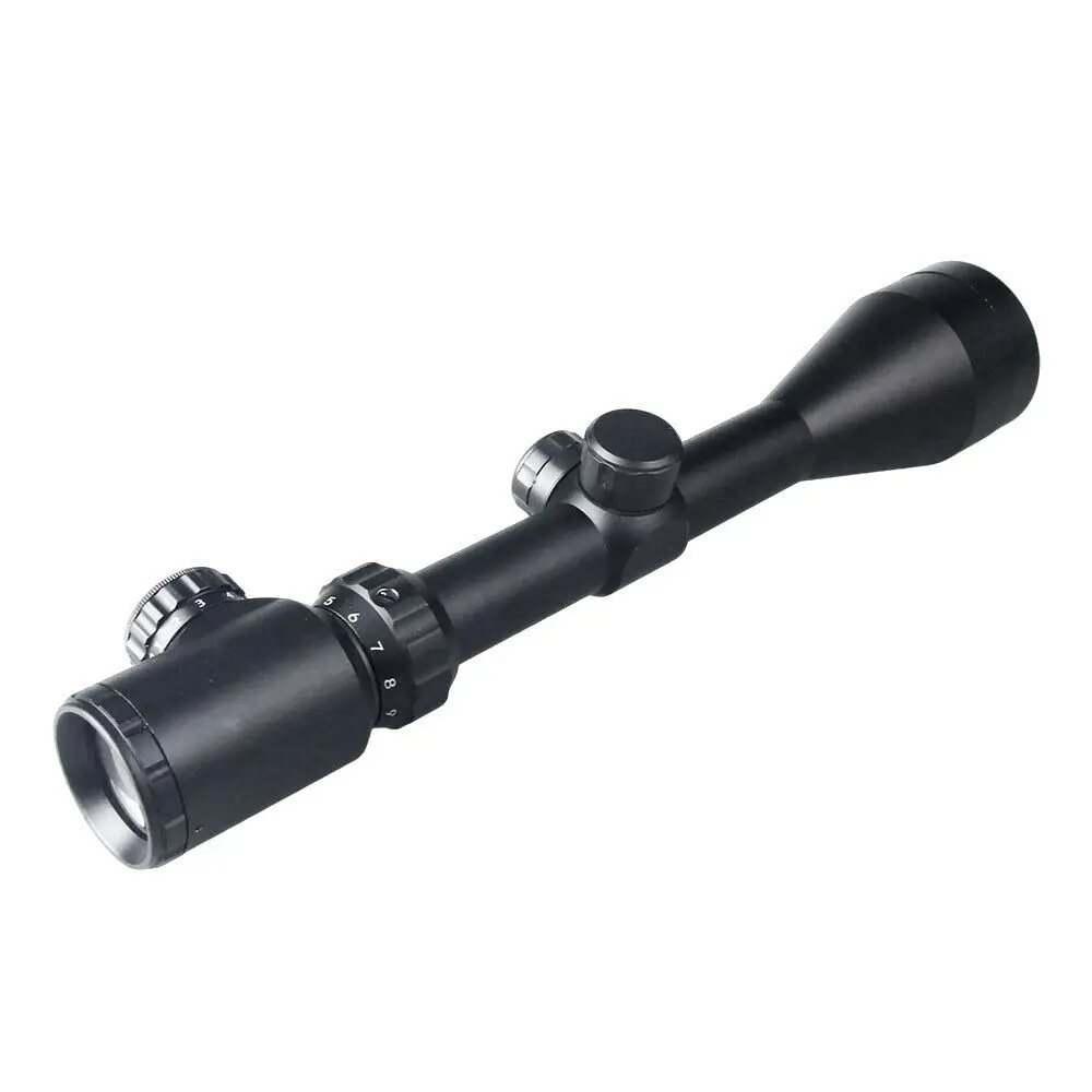 3-9x50 Zoomlu Keskin Nişancı Dürbünü Kırmızı, Yeşil Işık Çelik Gövde 3