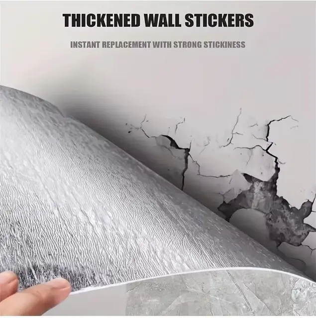 SİYAERMER DESENLİ ALÜMİNYUM PLASTİK DUVAR STİCKER (30*30) 4