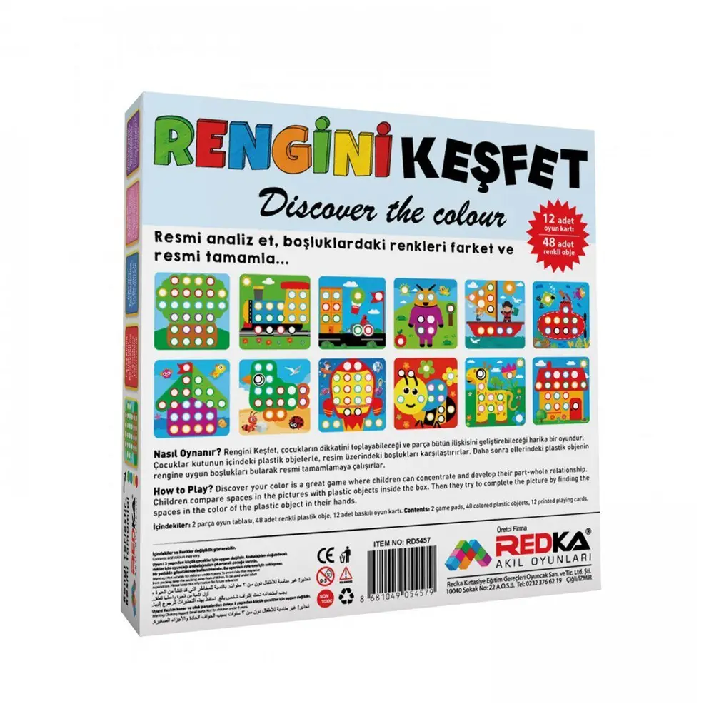 5457 Redka, Rengini Keşfet / +2 yaş 5