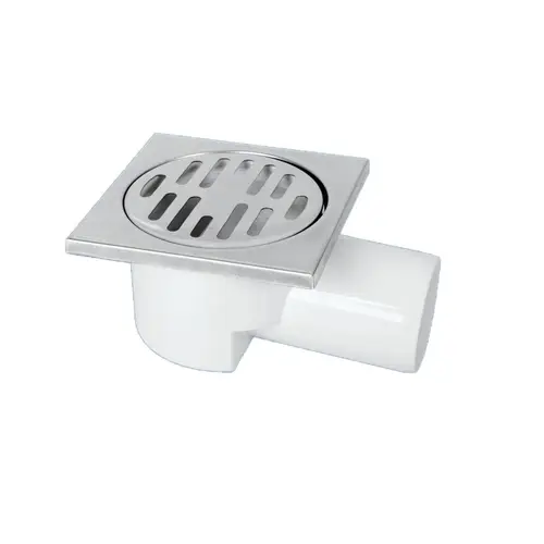 Gama Melez Yer Süzgeci 50 mm Yandan Çıkışlı 10x10 cm