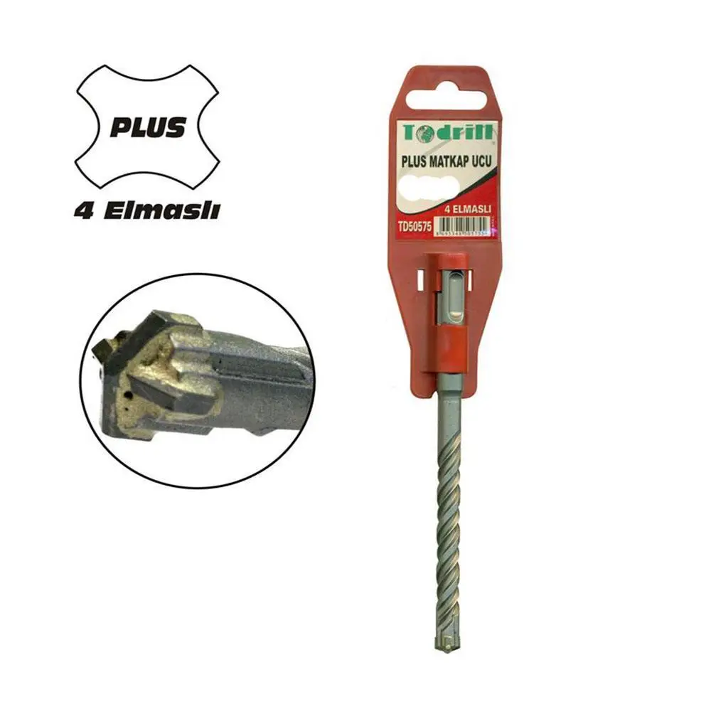 TD50553 6X160 Sds Plus 4 Elmaslı Matkap Ucu