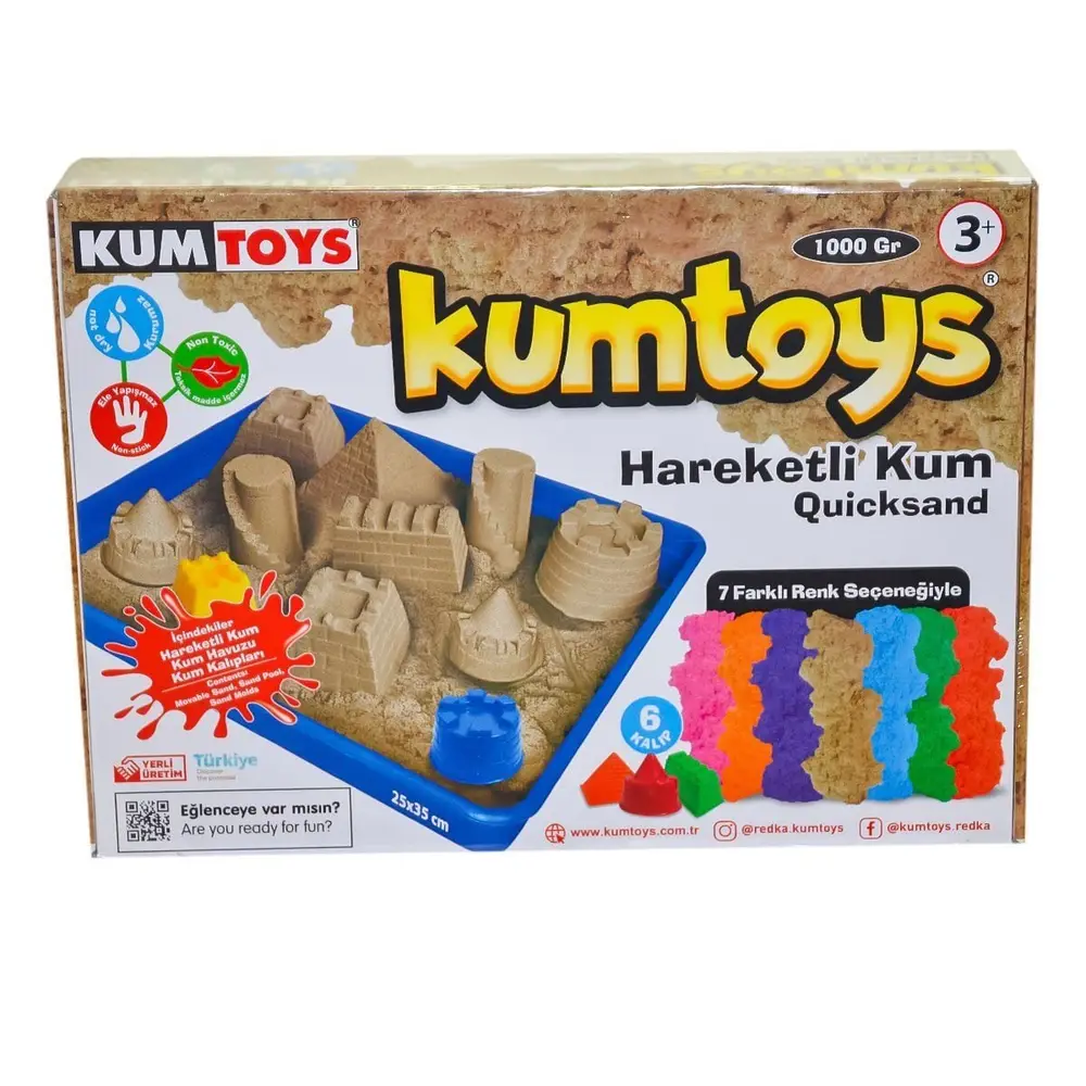5329 Kumt, Hareketli Kum Seti 1000 gr / +3 yaş