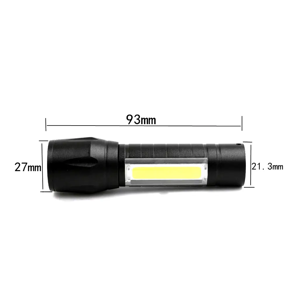 Mini Çok Güçlü Şarjli El Feneri Xpe-Cob Led Wt-030 3