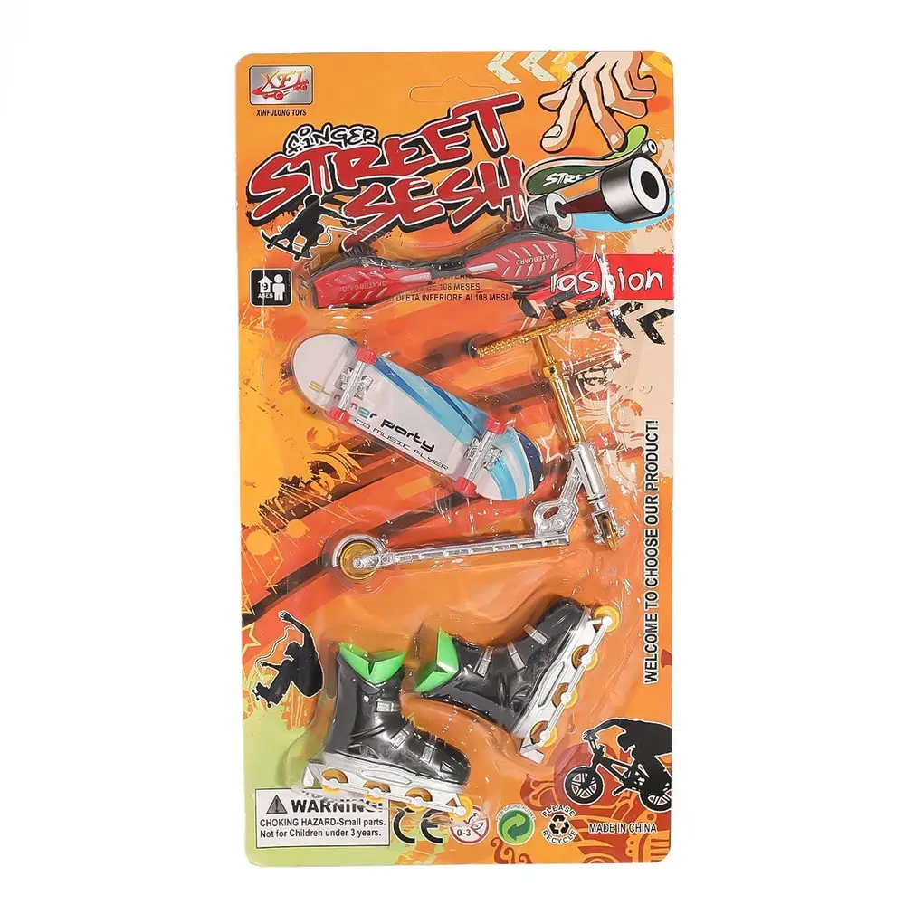 KZL-012-A7 Kartela Kaykay Paten Scooter Oyuncak Seti -Kızılkaya 2
