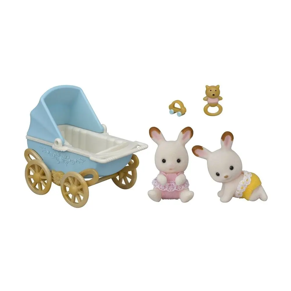 5432 Sylvanian Families,  Kulaklı İkiz Tşan Bebek, +3 yaş 2
