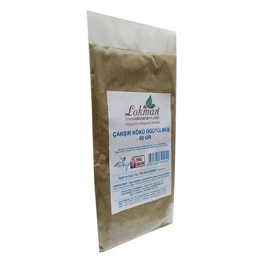 Çakşır Kökü Doğal Öğütülmüş 50 Gr Paket 5