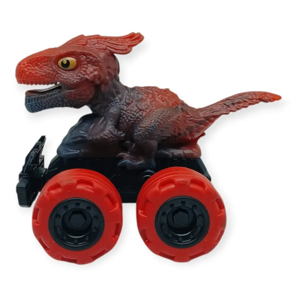 Sürtmeli Dinazor Arabalar cm - H-20 - Kırmızı Parasaurolophus - 1 ADET 2