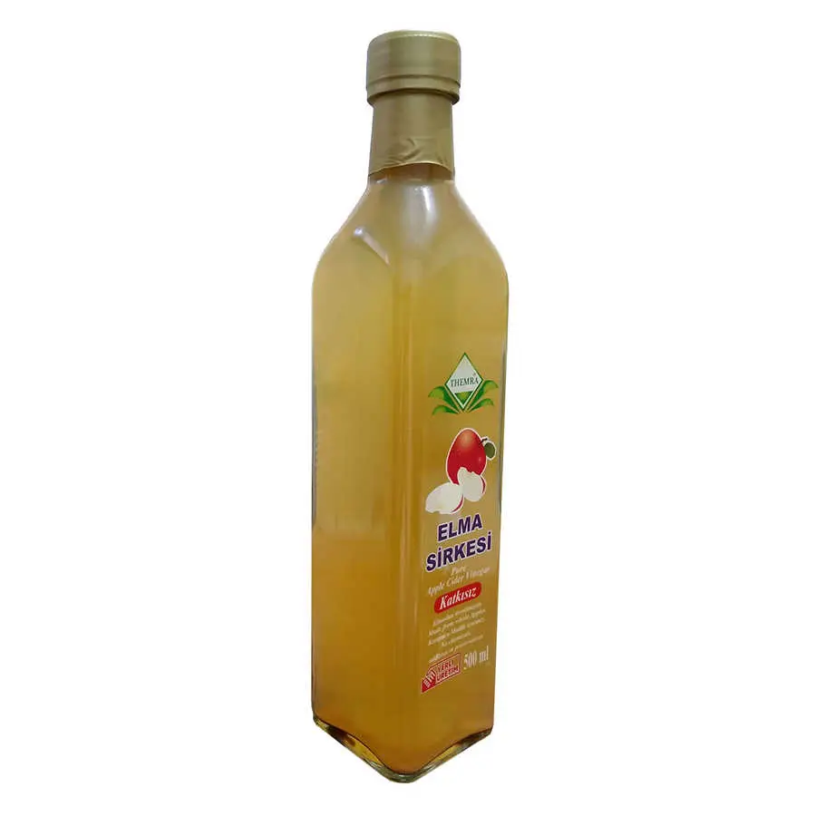 Elma Sirkesi Cam Şişe 500 ML 4