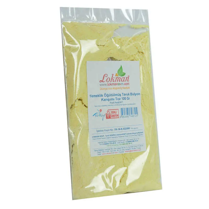 Tuk Bulyon Toz Yemeklik Öğütülmüş Karışım 100 Gr Paket 4