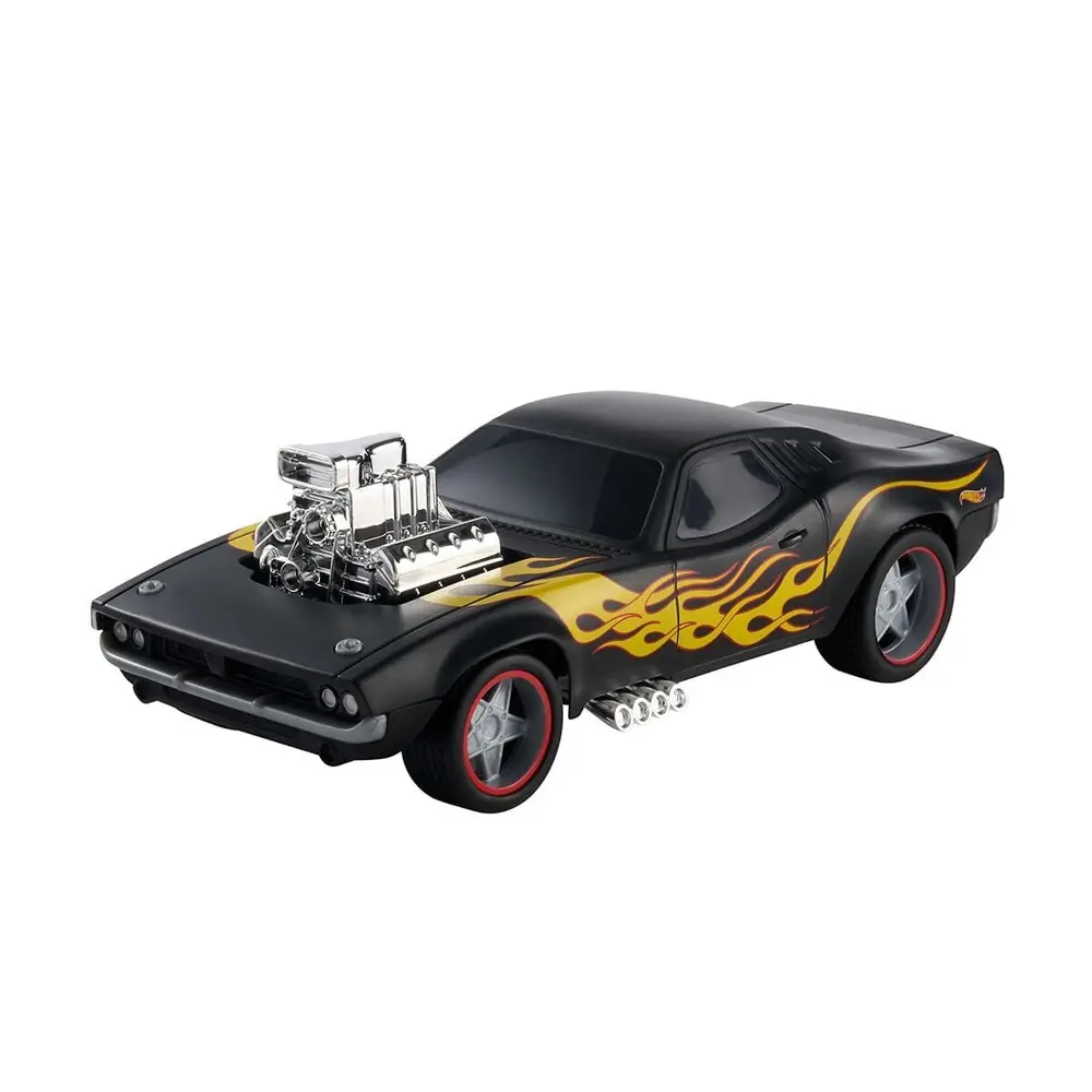 JNB89 Hot Wheels Uzaktan Kumandalı 1:16 Siyah Rodger Dodger 2