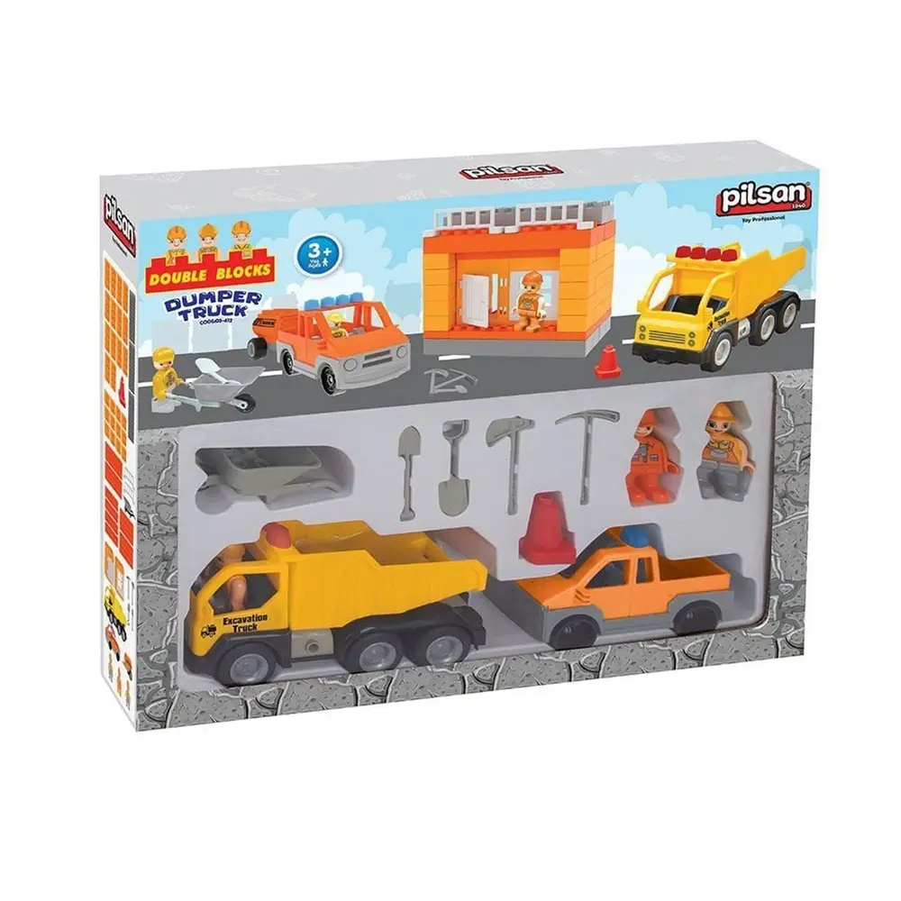 03 612 Double Blks İnşaat Seti -Pilsan Oyuncak
