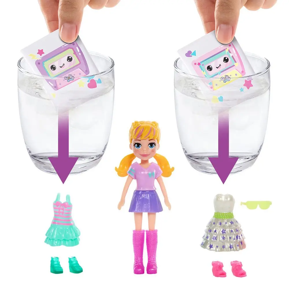 HRD65 Polly Pket Ra Temalı Moda Eğlencesi Oyun Seti 4