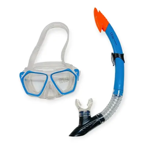 red Camlı Premium Dalış Maskesi ve Snorkel Yetişkin - Mi - 1 ADET