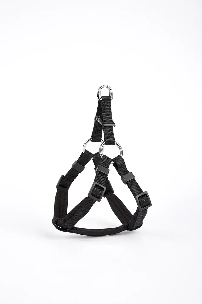 Köpek Göğüs Tasması XXS 30*35 cm Siyah