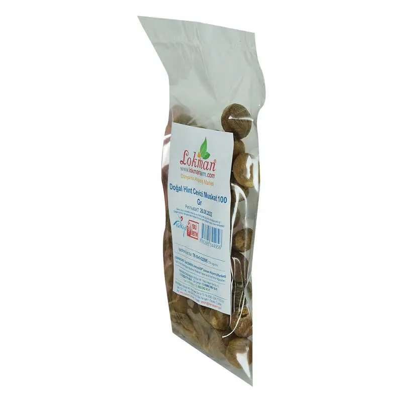 Hint Cevizi Muskat Küçük Hindistan Cevizi Doğal 100 Gr Paket 4
