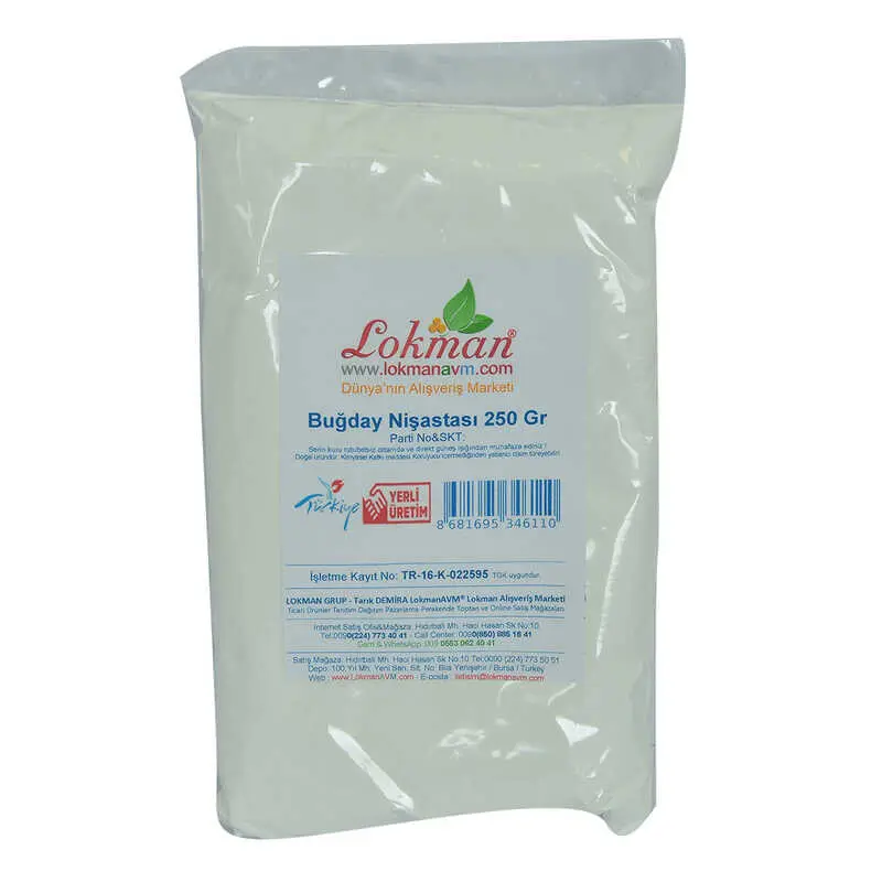 Buğday Nişastası 250 Gr Paket