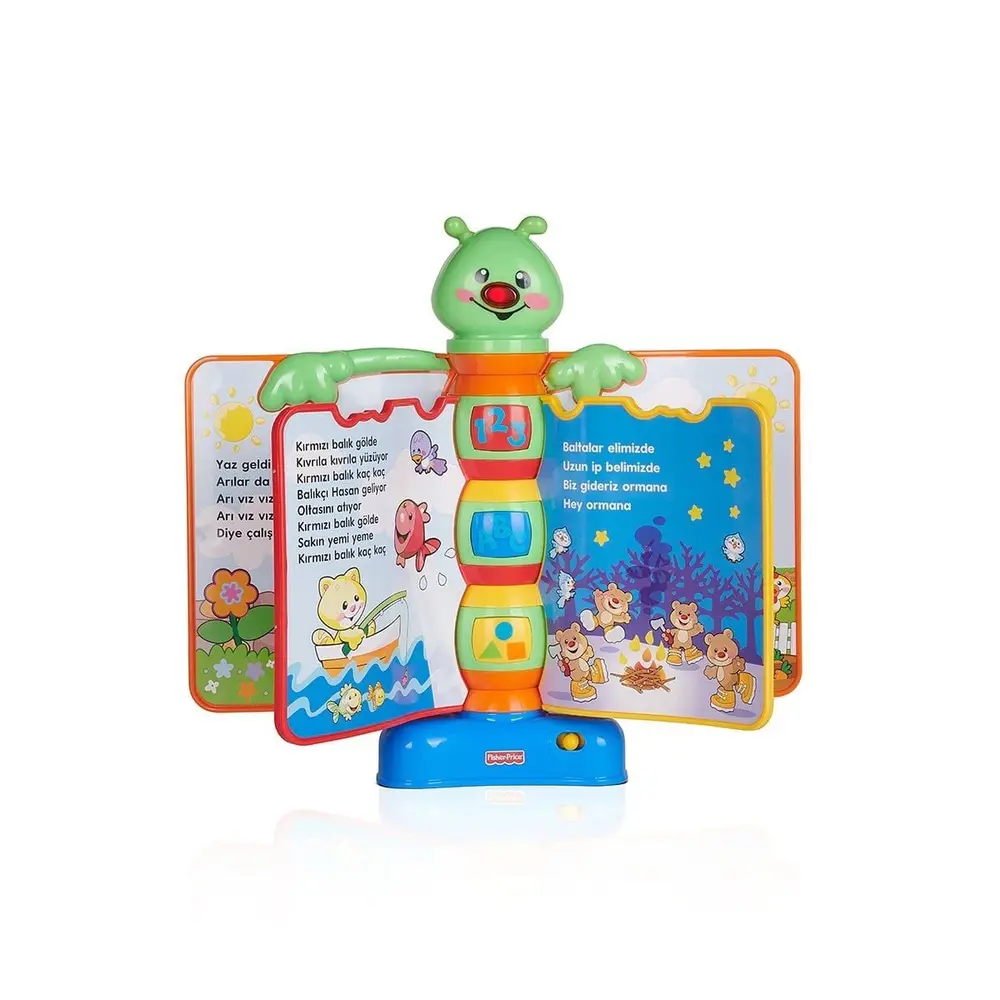N3835 Fisher-Price® Eğlen ve Öğren Eğitici Masalcı Tırtıl / Türkçe / +6 ay 2