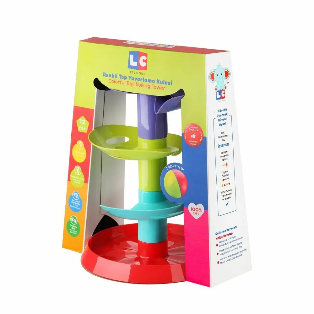 LC-30956 Let's be - Renkli Top Yuvarlama Kulesi 5