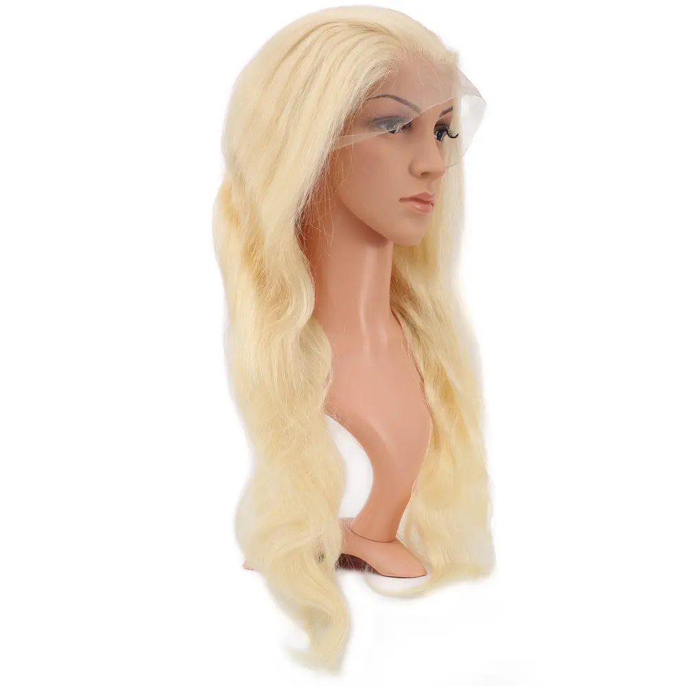 Gerçek Front Lace Daalı Platin Tül Peruk / 65/70cm 2
