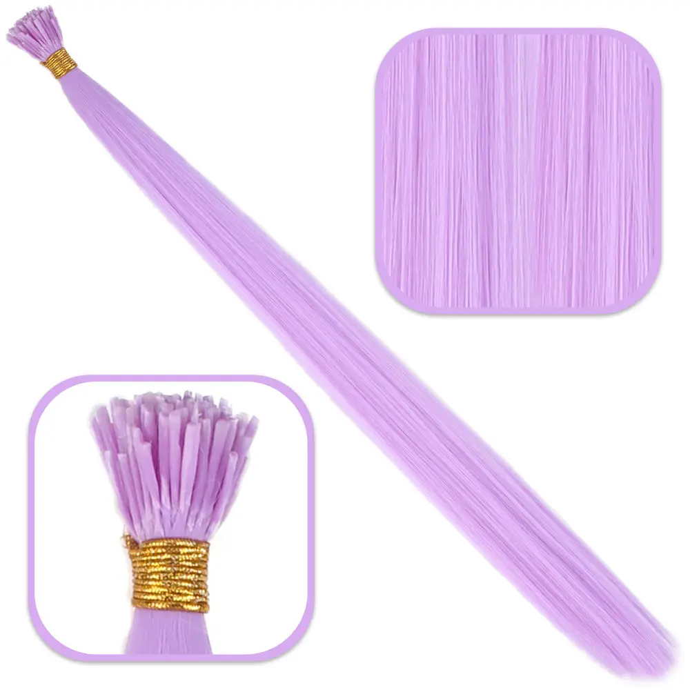 Fiber Sen Boncuk Kaynaklık Renkli / Lila / 100 Adet