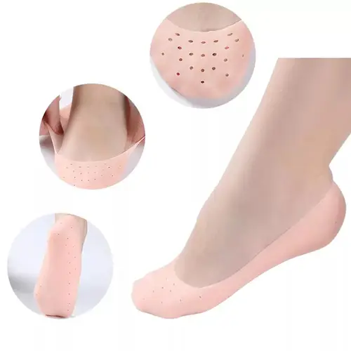 1 Çift Ha Alır Patik Ayak -Topuk Koruyucu Nemlendirici