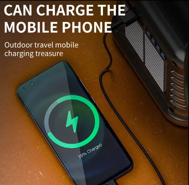 Wıson WS-4343 Çok Fonksiyonlu Solar Şarjlı Powerbanklı Kamp Lambası 2