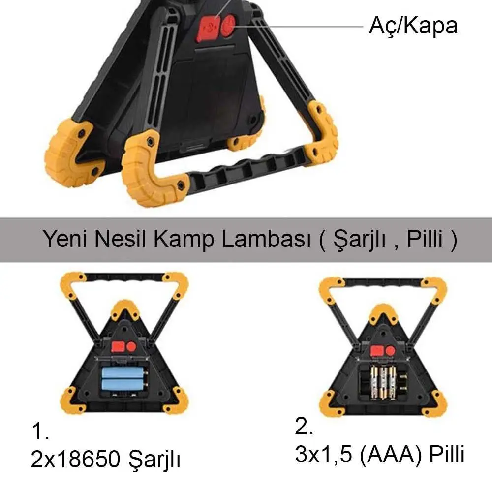 Profesyonel Kamp - Araba Lambası Bm-610/ WT 2