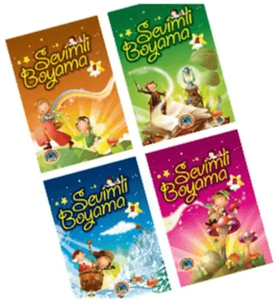 Sevimli Boyama (4 Takım)